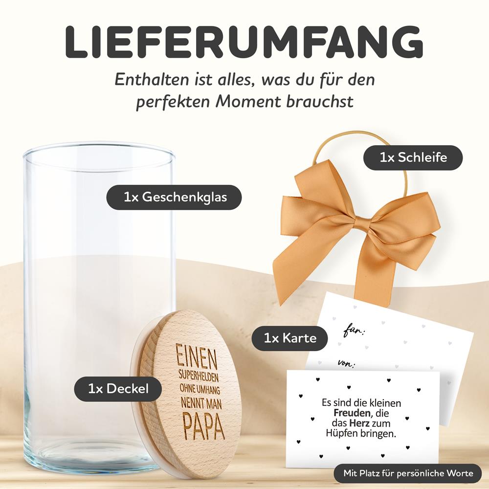 Geschenk-Glas, Substantiv 