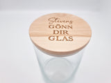 Personalisiertes Vorratsglas "Gönn dir Glas"