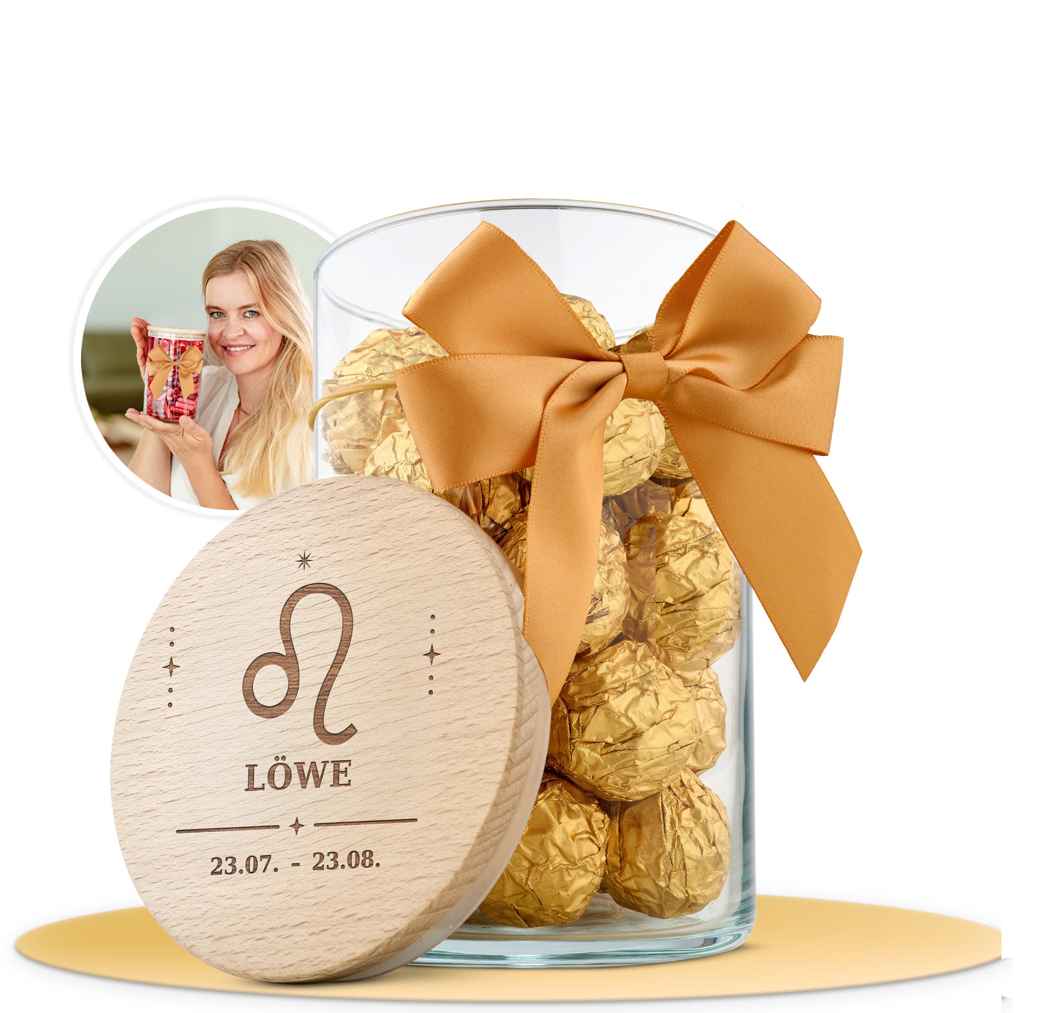 Geschenkglas Sternzeichen "Symbole"