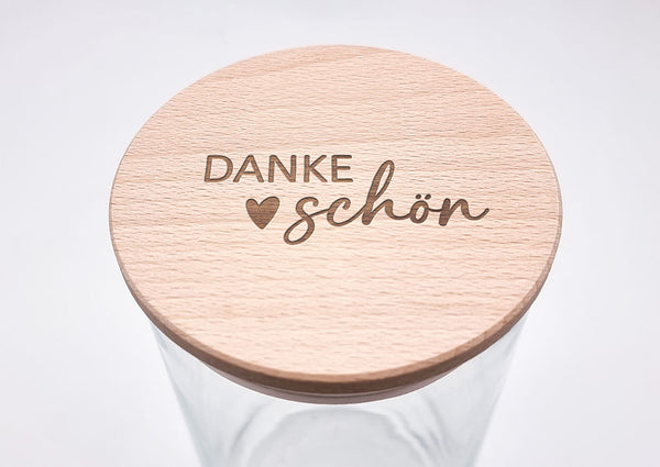 Geschenk-Glas "Dankeschön"