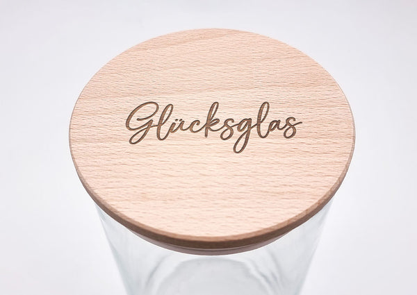 Geschenk-Glas "Glücksglas"