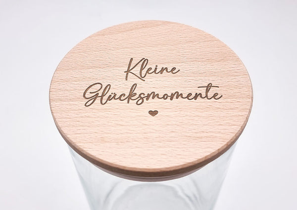 Geschenk-Glas "Kleine Glücksmomente"