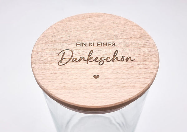 Geschenk-Glas "Ein kleines Dankeschön"