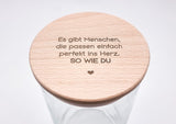 Geschenk-Glas "Es gibt Menschen..."