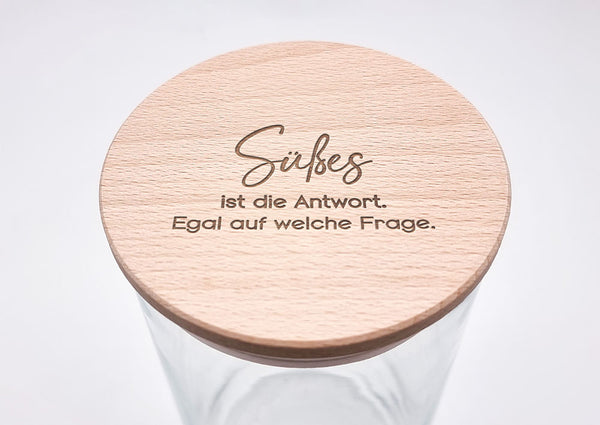 Geschenk-Glas "Süßes für meine Lieblingskollegin"