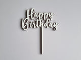 Cake Topper zum Geburtstag "Happy Birhtday"