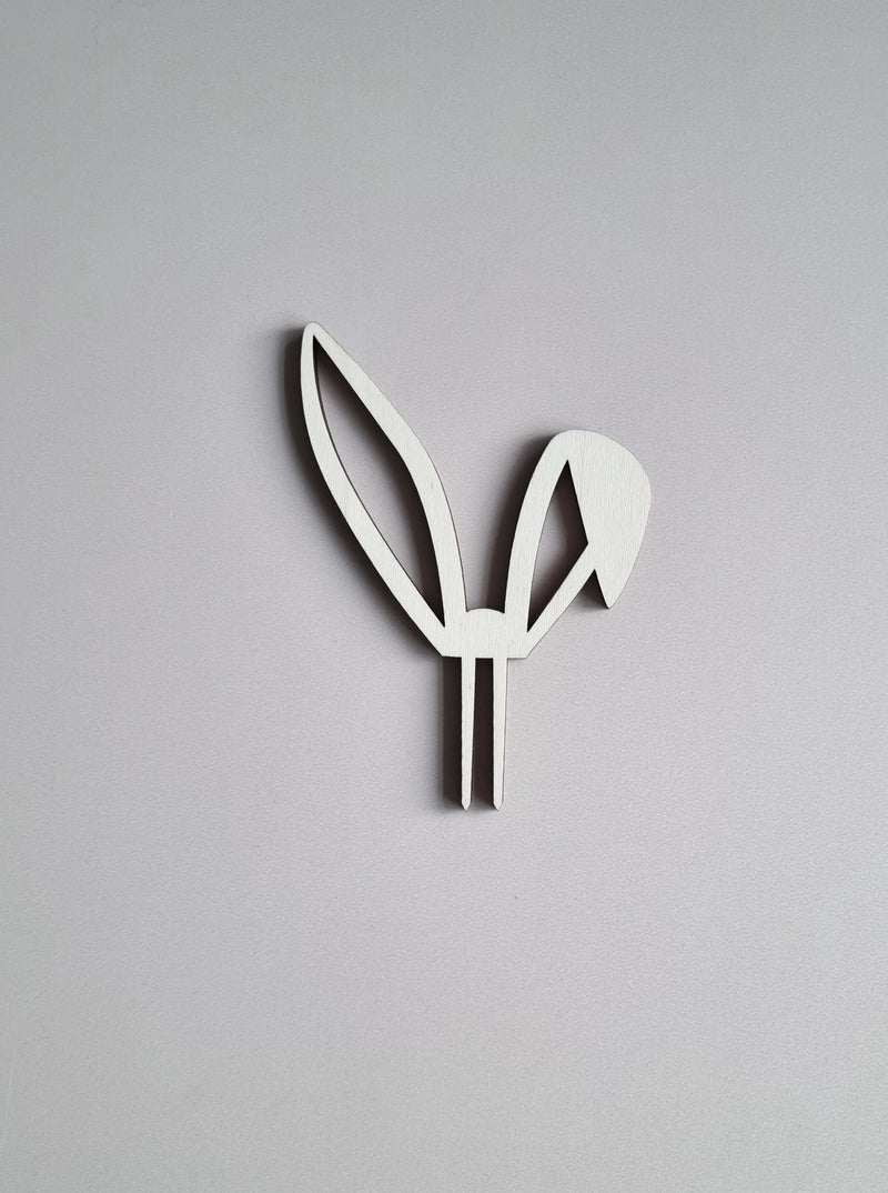 Cake Topper, geknickte Hasenohren 