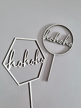 Cake Topper zur Weihnachtszeit, hohoho