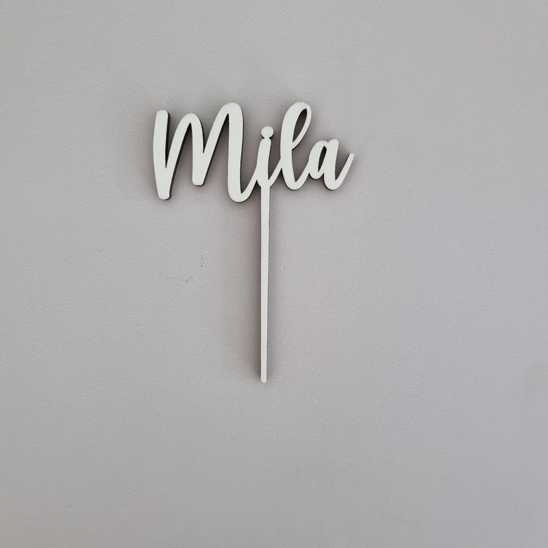 Wunschname als Cake Topper