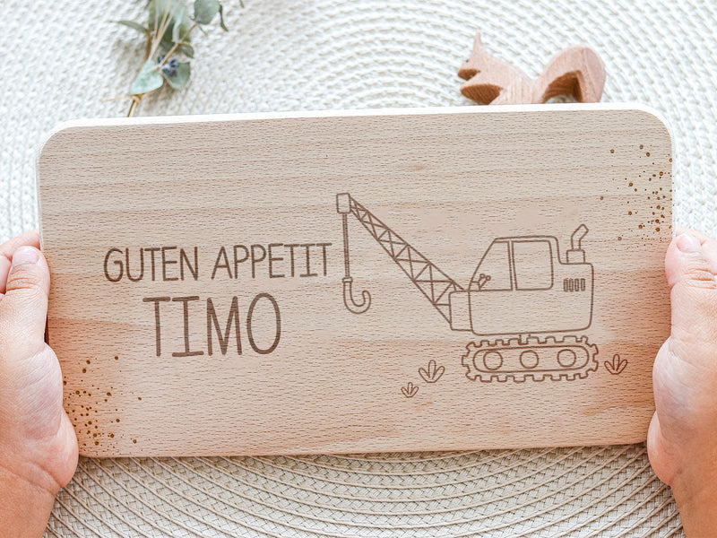 Personalisiertes Frühstücksbrett