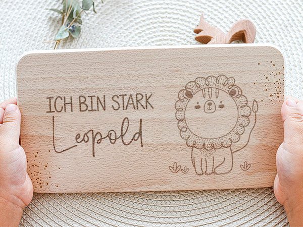 Personalisiertes Frühstücksbrett