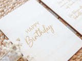 Holzkarte "Happy Birthday", besondere Geburtstagskarte, Foto: Ulrike Fetzer Fotografie