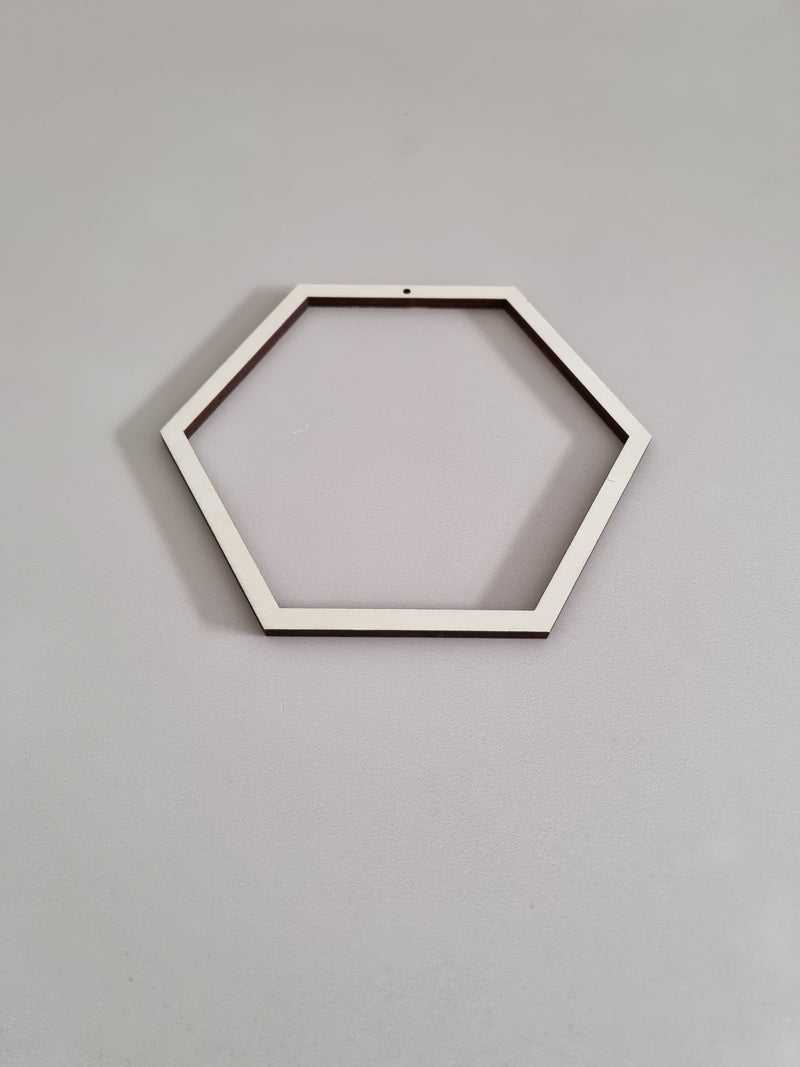 Kranz Rohling in Hexagon-Form