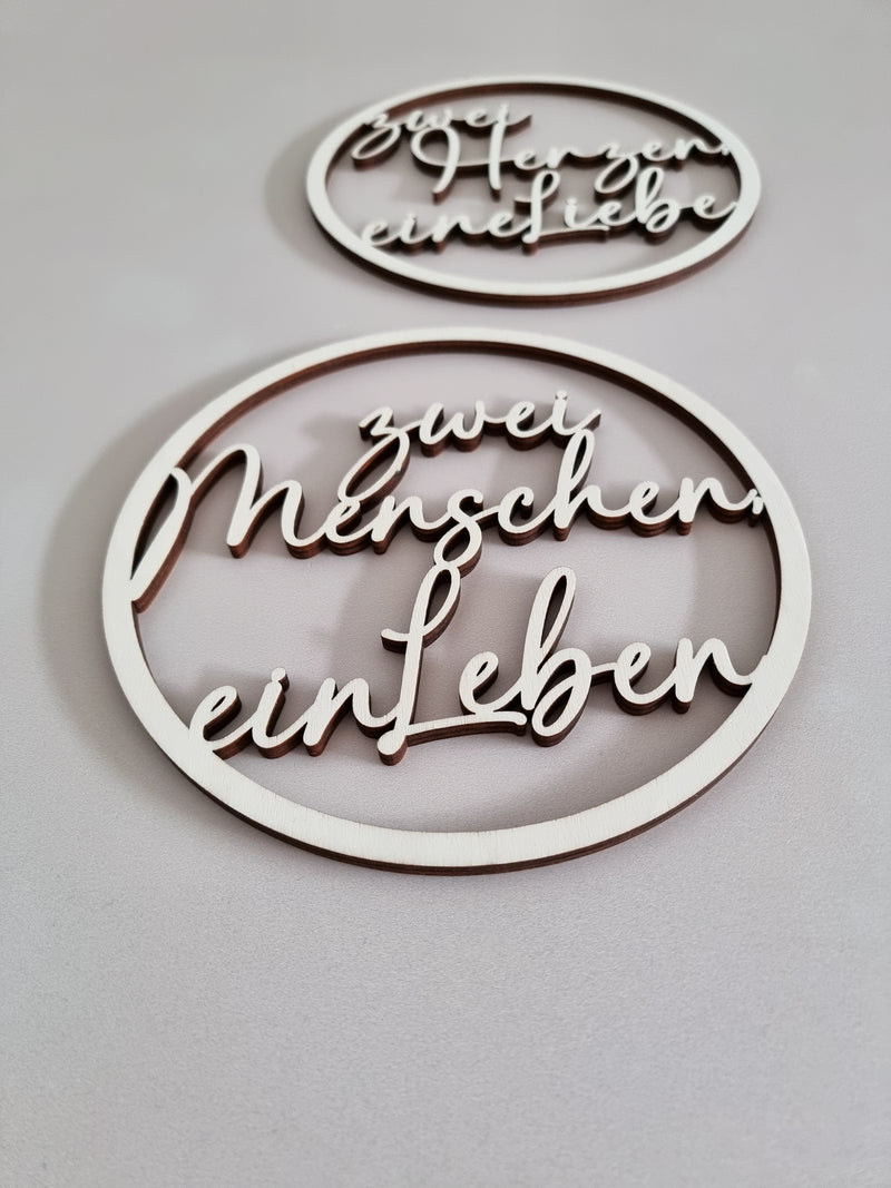 Stuhlkranz Set zur Hochzeit Zwei Menschen ein Leben zwei Herzen eine LiebeStuhlkranz Set zur Hochzeit Zwei Menschen ein Leben zwei Herzen eine Liebe